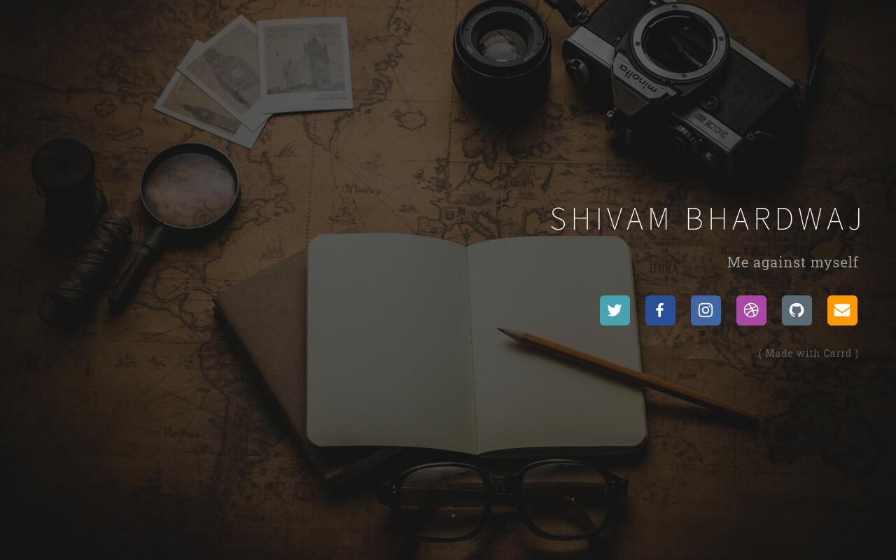 Carrd profile picture for @shivam